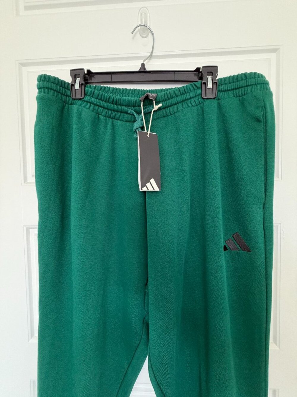 NWT Adidas Mens Feelcozy Fleece Sweatpants XL Collegiate Green IN6072 Joggers